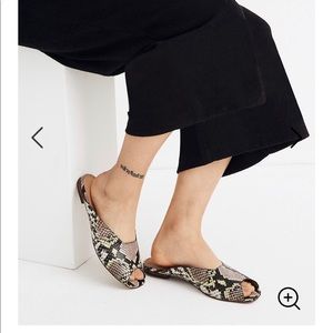 Madewell Erica peep-toe mule